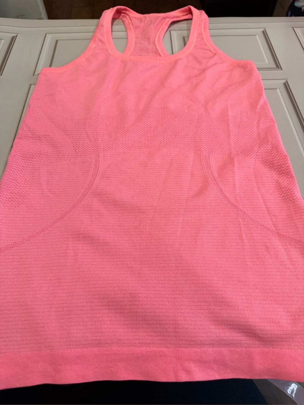 lululemon athletica Pink Racerback Tank Top
